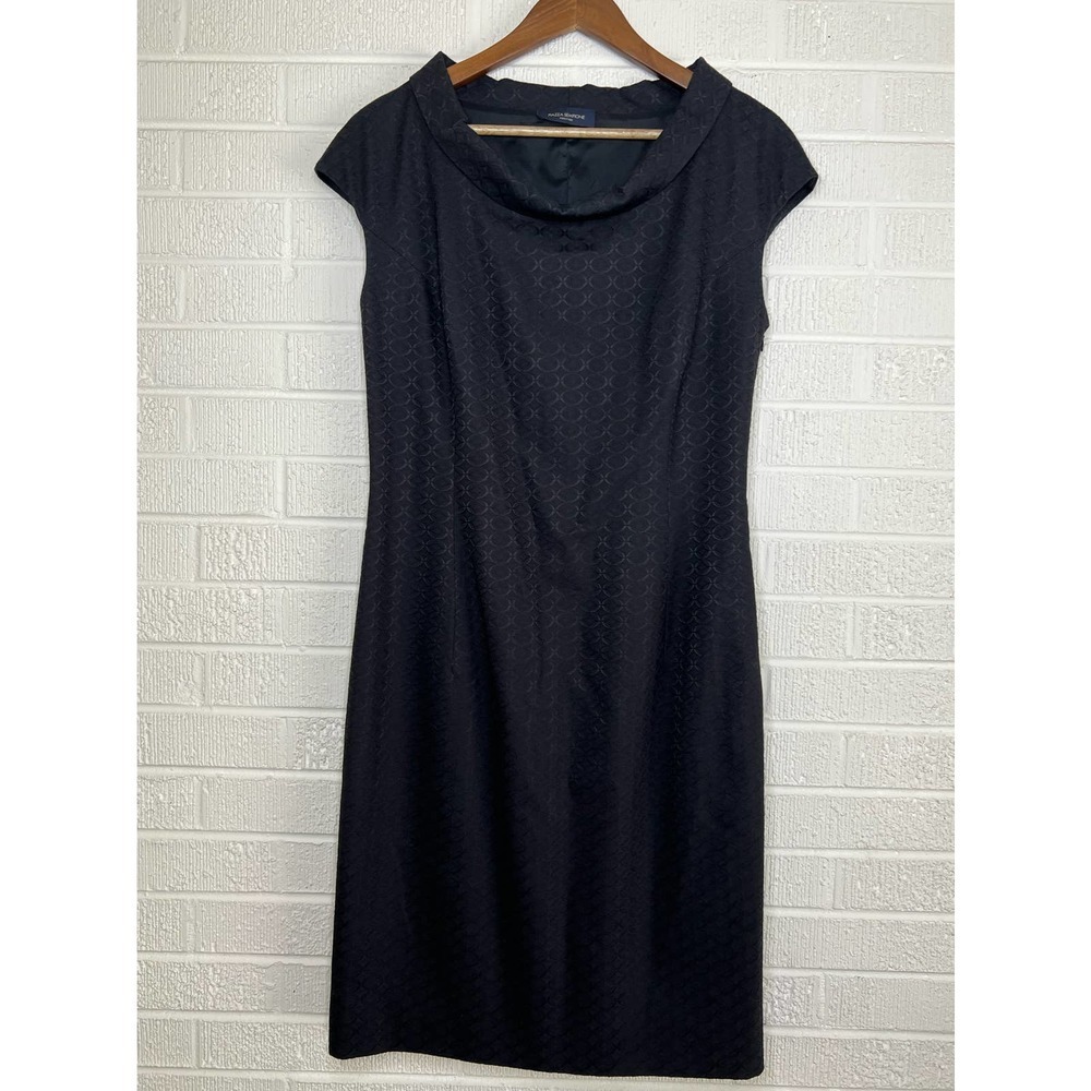 Piazza Sempione Dress black cowl neck